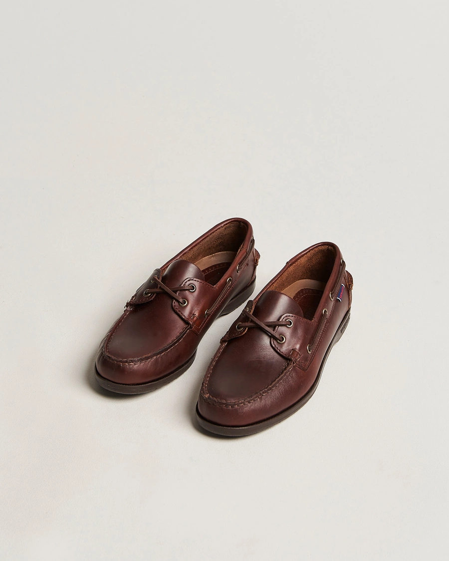 Herre | Sebago | Sebago | Endeavor Oiled Leather Boat Shoe Brown