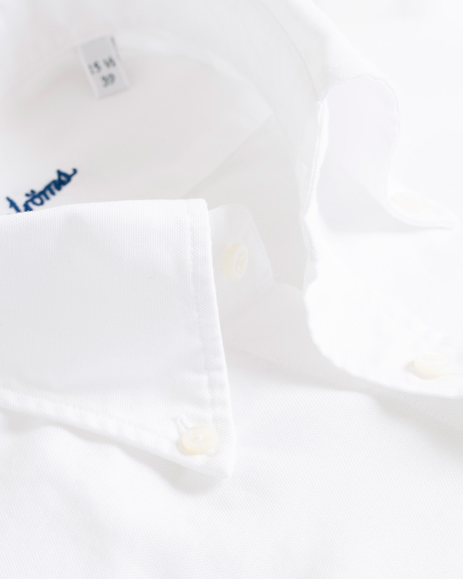 Herre | Skjorter | Stenströms | Slimline Oxford Shirt White
