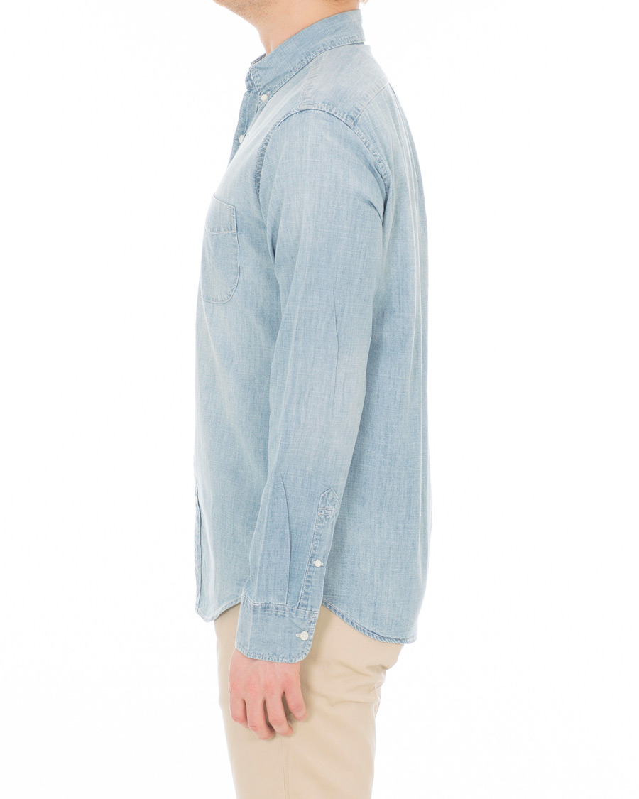 Herre | Skjorter | J.Crew | Slim Fit Chambray Shirt Light Wash