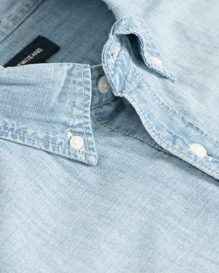Herre | Skjorter | J.Crew | Slim Fit Chambray Shirt Light Wash