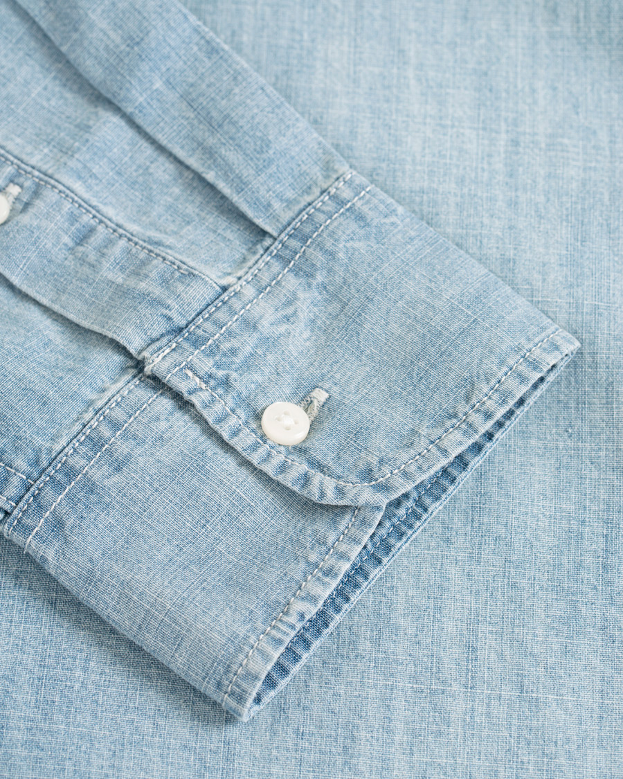 Herre | Skjorter | J.Crew | Slim Fit Chambray Shirt Light Wash