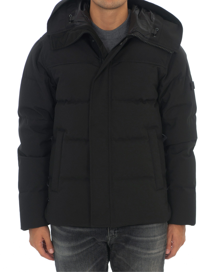 kenzo short down jacket black