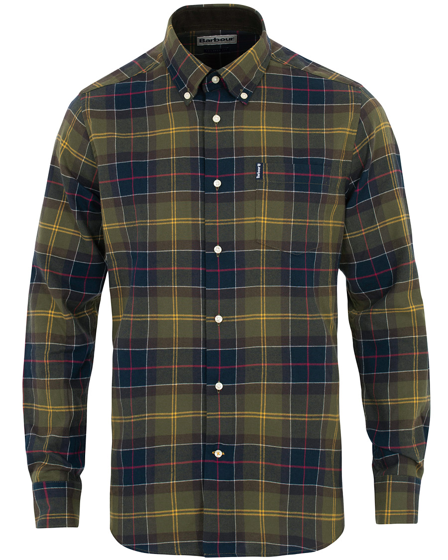 barbour flannel shirt