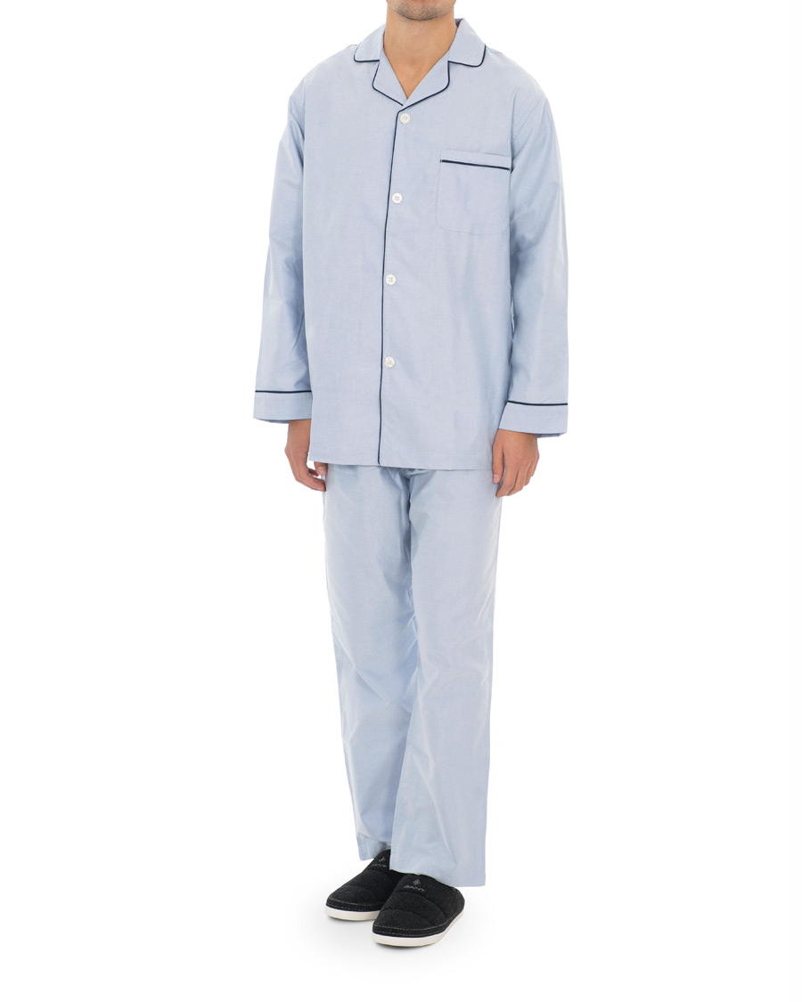 Herre | Pyjamas & Morgenkåber | Brooks Brothers | Classic Oxford Pyjamas Light Blue