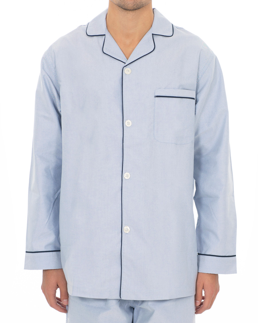Herre | Pyjamas & Morgenkåber | Brooks Brothers | Classic Oxford Pyjamas Light Blue