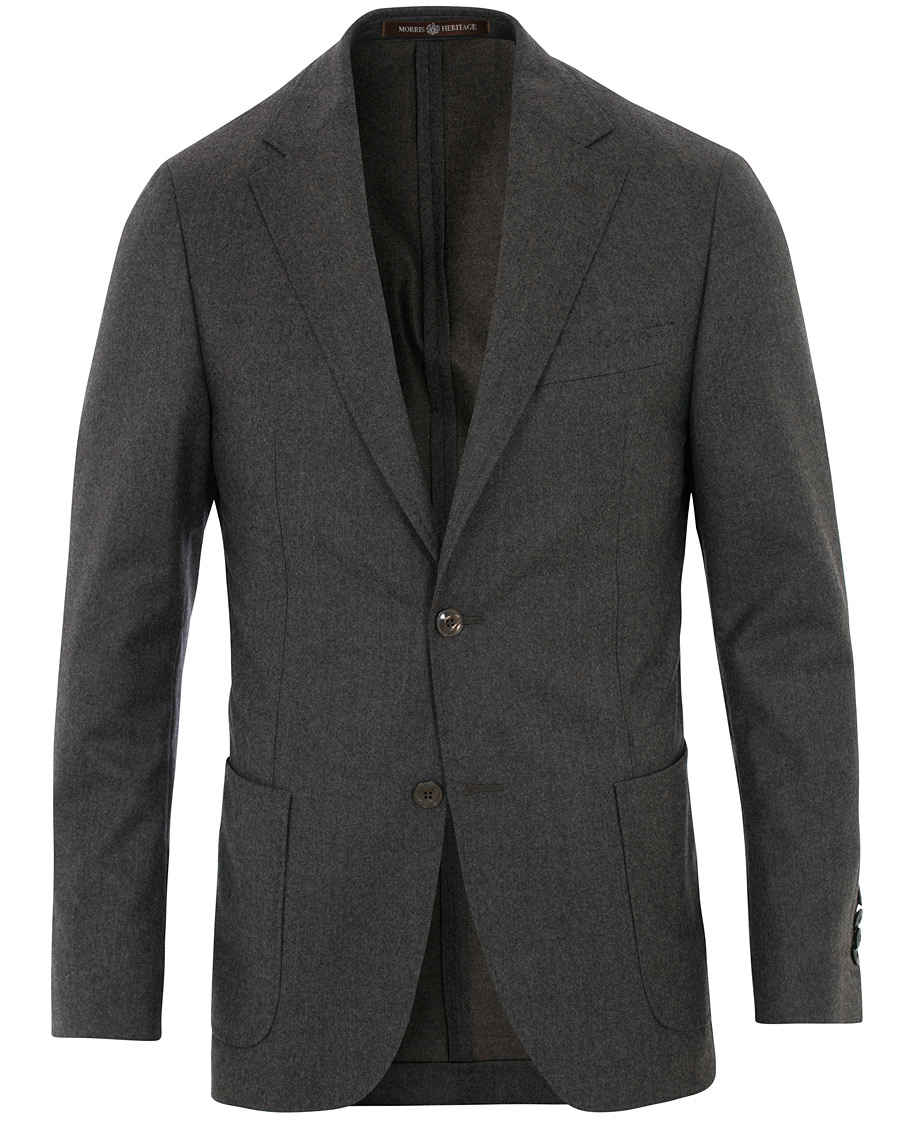 Herre | Blazere & jakker | Morris Heritage | Mike Patch Pocket Flannel Blazer Brown