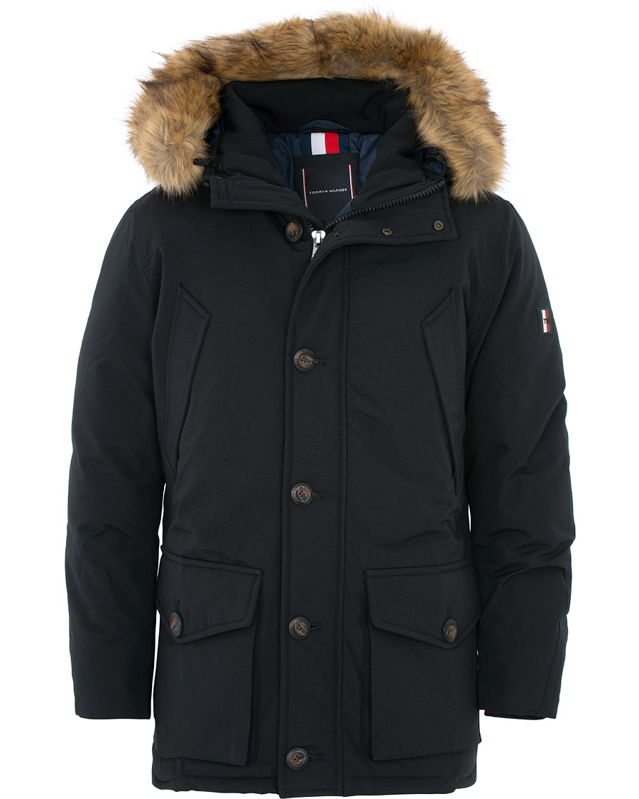 Tommy hilfiger hampton down store parka jet black