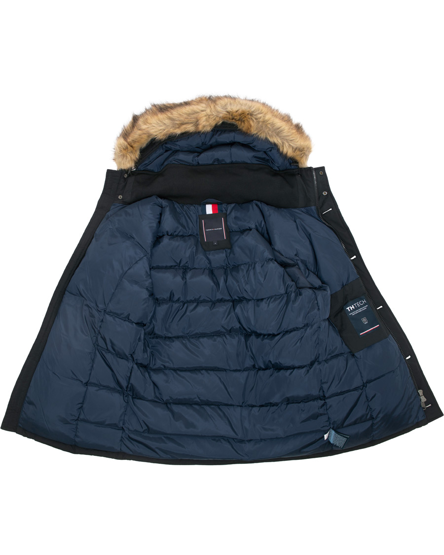 Tommy hilfiger hampton down parka 2024 jet black