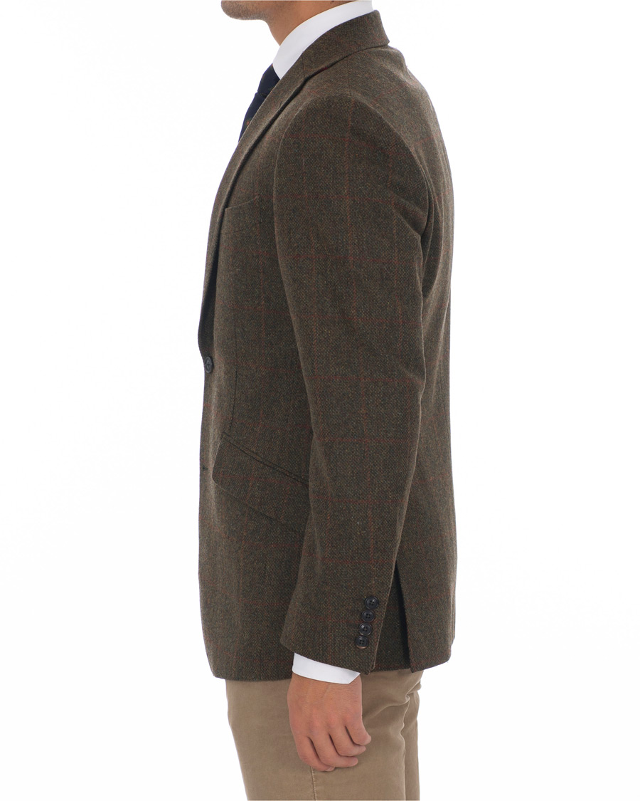 Herre | Blazere & jakker | Walker Slater | Edward Tweed Windowpane Blazer Green