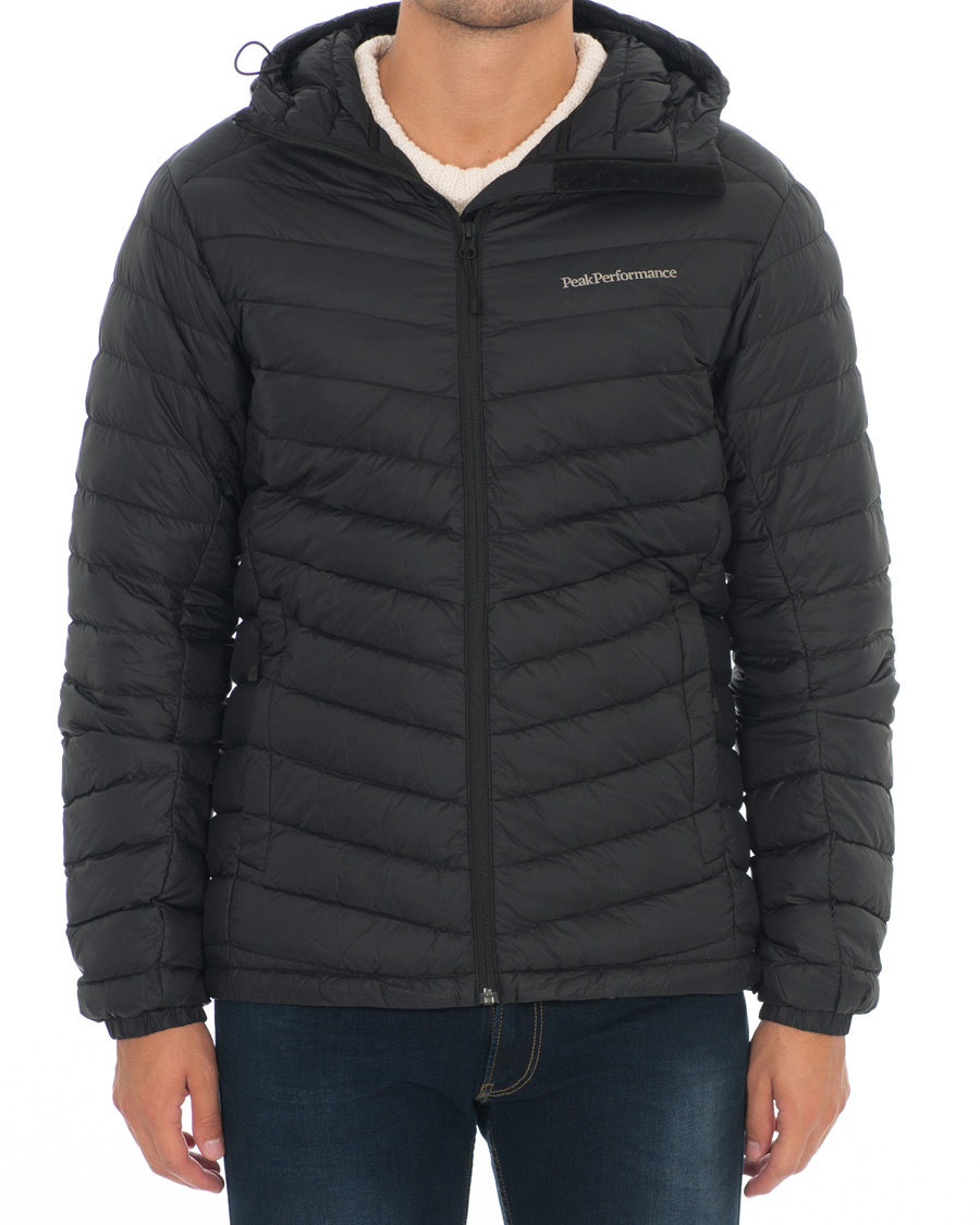 Herre | Jakker | Peak Performance | Frost Down Hooded Jacket Black