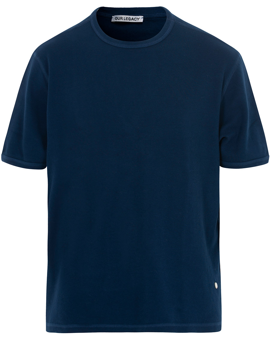 Our Legacy Flat 70's T-shirt Blue - CareOfCarl.dk