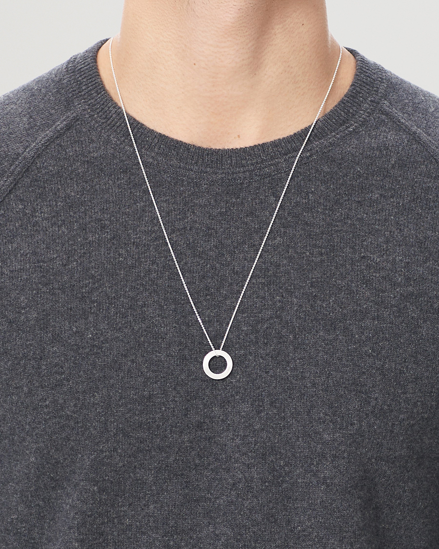 Herre | LE GRAMME | LE GRAMME | Circle Necklace Le 2.5  Sterling Silver