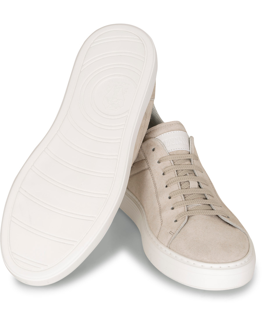 Herre | Brunello Cucinelli Classic Sneakers Light Grey Suede | Brunello Cucinelli | Classic Sneakers Light Grey Suede