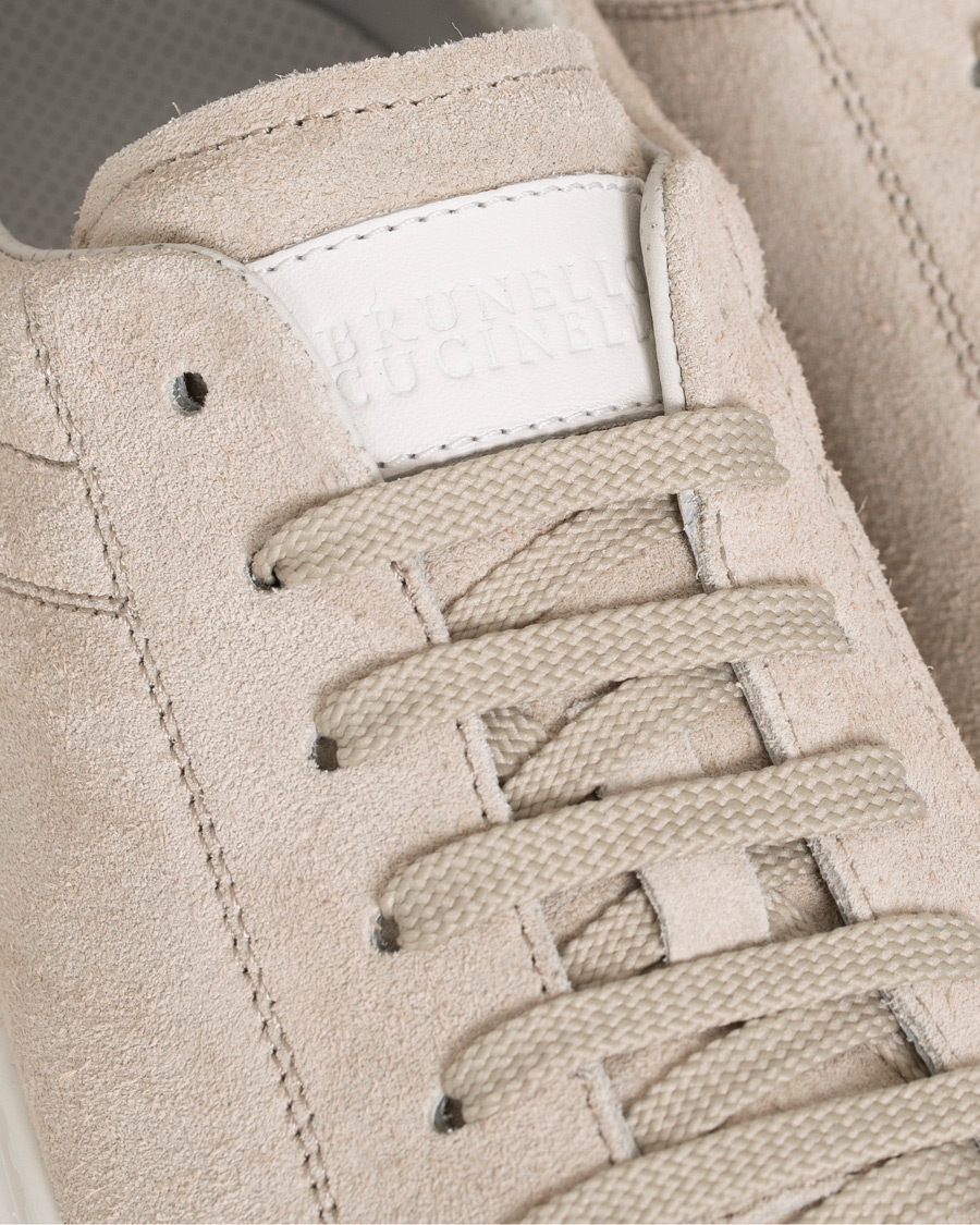 Herre | Brunello Cucinelli Classic Sneakers Light Grey Suede | Brunello Cucinelli | Classic Sneakers Light Grey Suede
