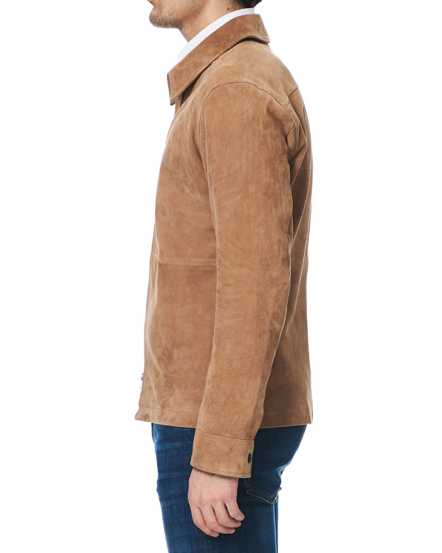 Jonah zip shop flat suede jacket