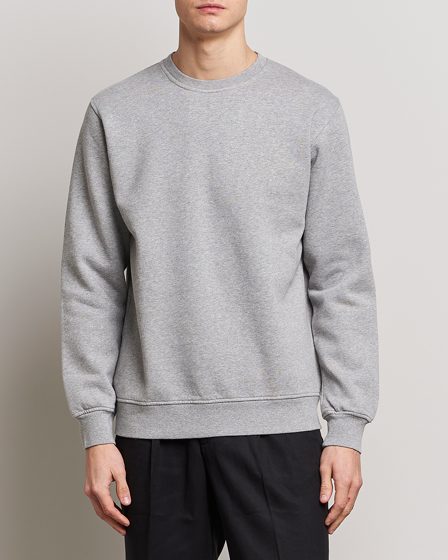 Herre | Grå sweatshirts | Colorful Standard | Classic Organic Crew Neck Sweat Heather Grey