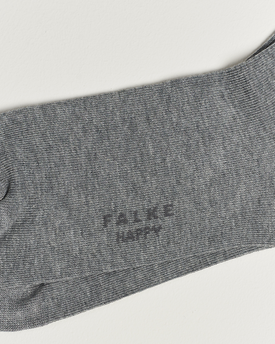 Herre | Undertøj | Falke | Happy 2-Pack Cotton Socks Light Grey