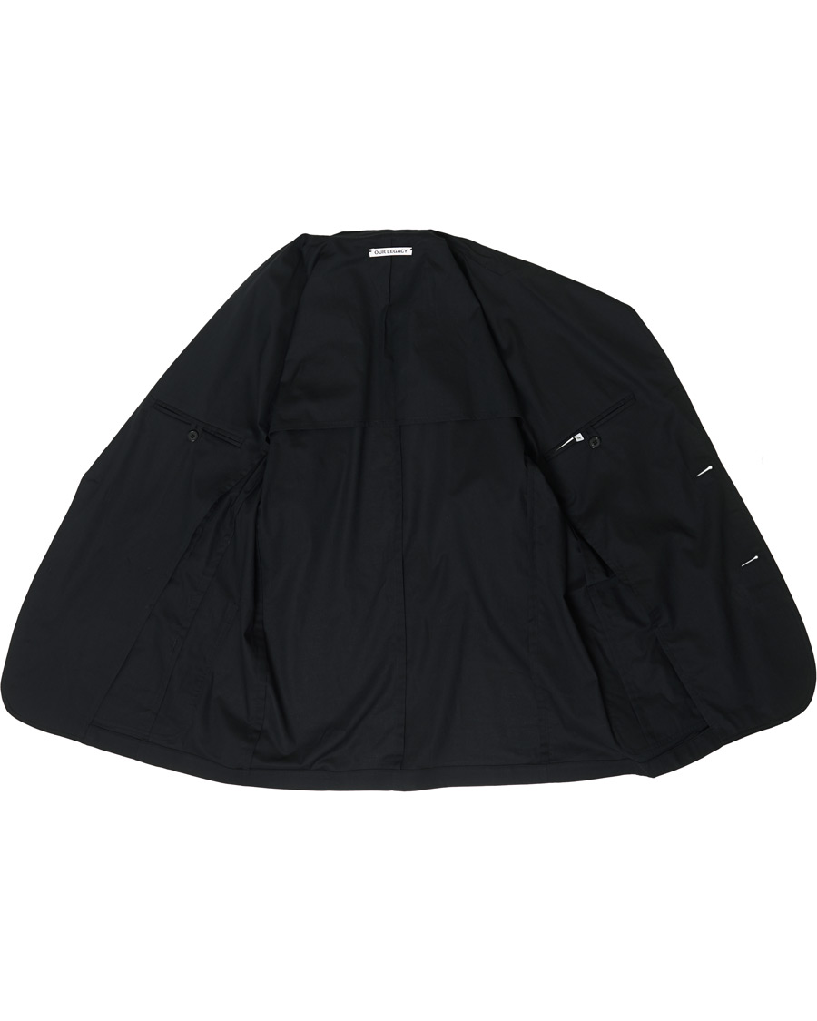 Our Legacy 70s Club Blazer Black Voile - CareOfCarl.dk