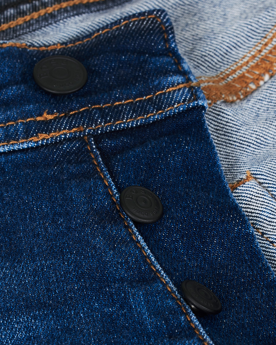 Herre | Shorts | BOSS ORANGE | BOSS Casual Taber Stretch Denim Shorts Navy