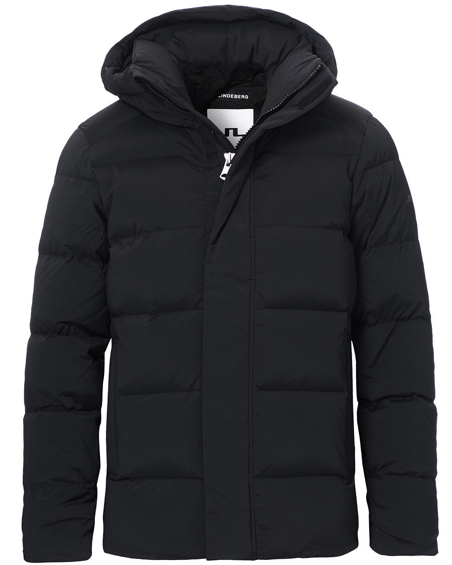 barrel stretch down jacket black