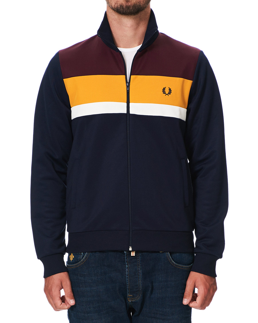 Fred perry colour outlet block track jacket