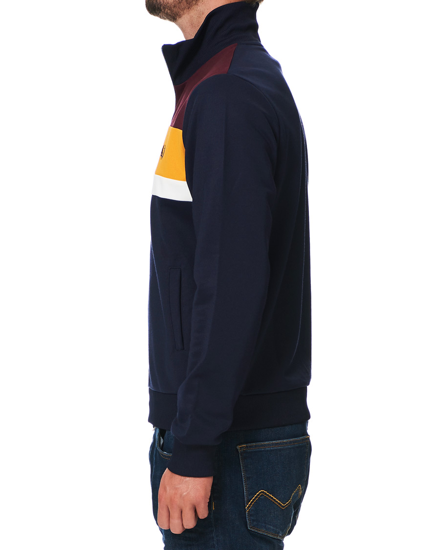 Colour block track jacket fred online perry