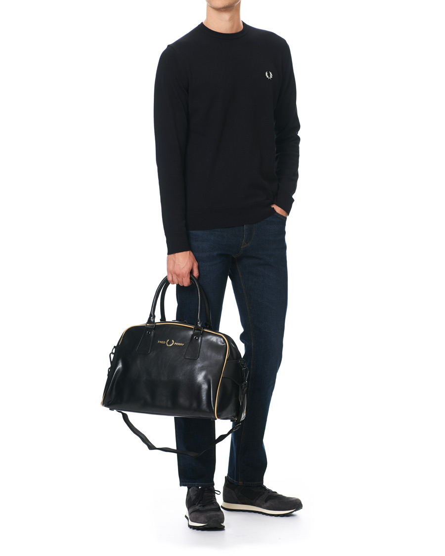 Fred Perry Refined Grip Bag Black CareOfCarl.dk