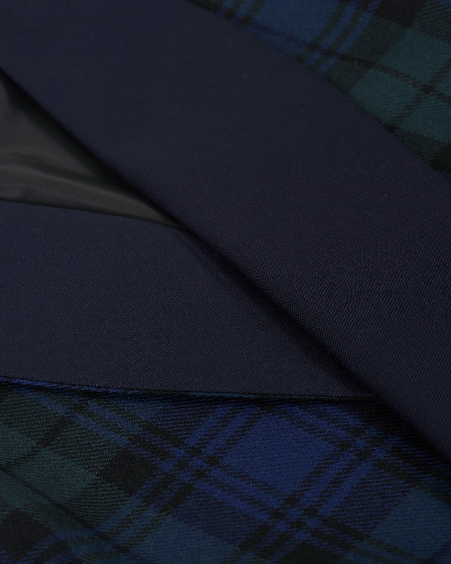 Herre | Pyjamas & Morgenkåber | Derek Rose | Wool Tartan Smoking Jacket Blackwatch