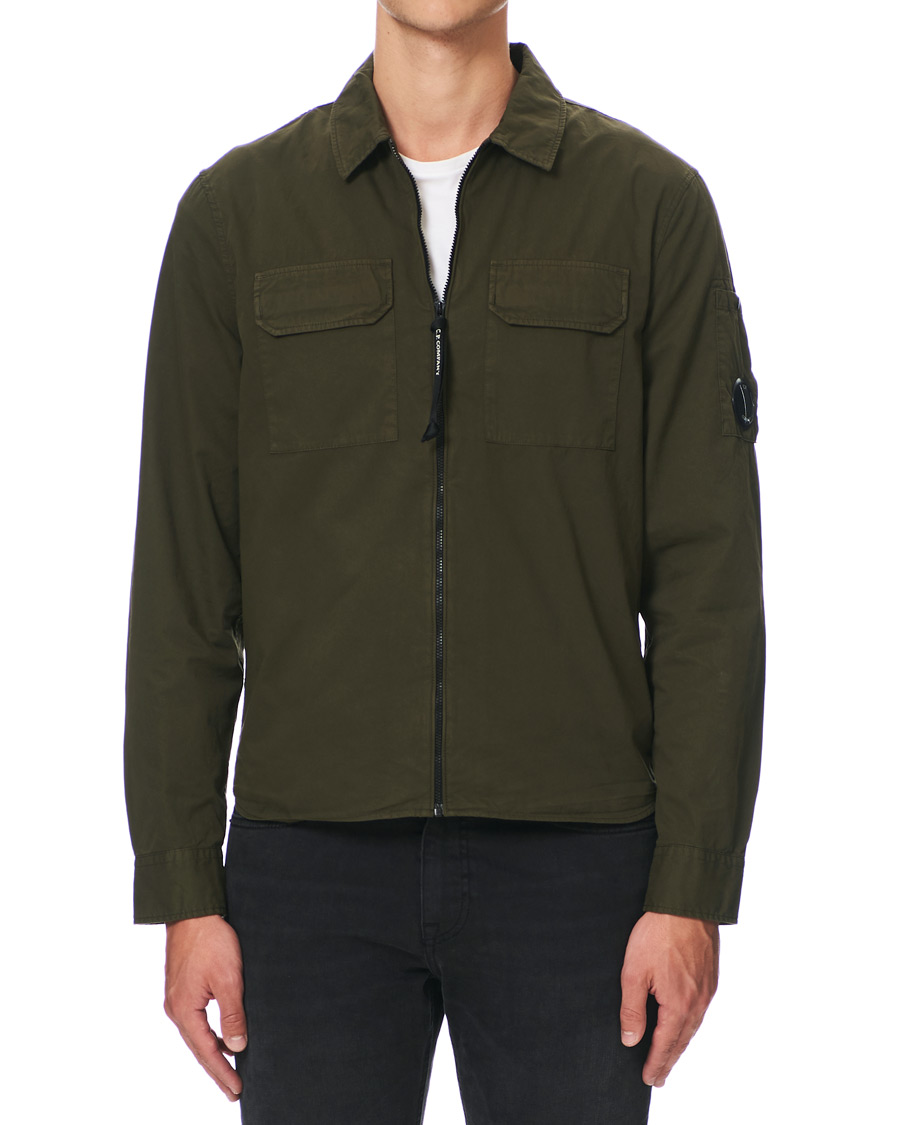 Cp company garment dyed on sale overshirt