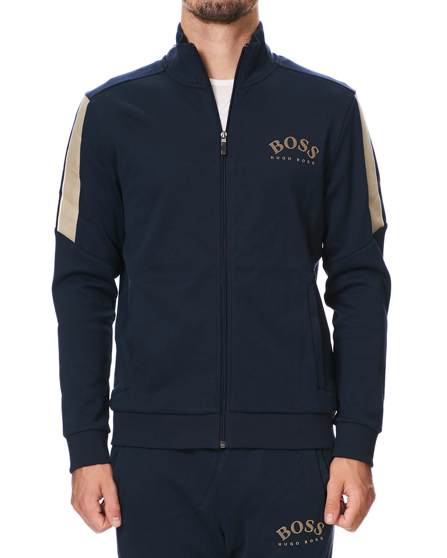 BOSS Athleisure Skaz Hadiko Sweat Set Navy Gold CareOfCarl