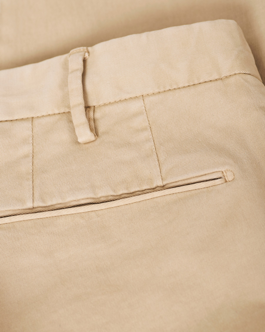 Herre | Bukser | Incotex | Slim Fit Comfort Chino Beige