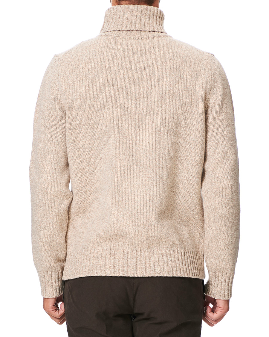 Herre | Trøjer | Morris Heritage | Heritage Heavy Rollneck Beige