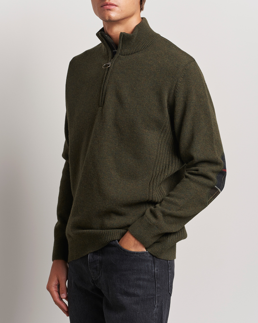 Herre |  | Barbour Lifestyle | Holden Half Zip Olive Marl