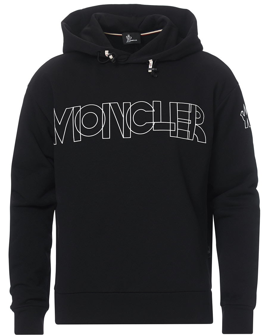Herre | Trøjer | Moncler Grenoble | Scuba Logo Hoodie Black