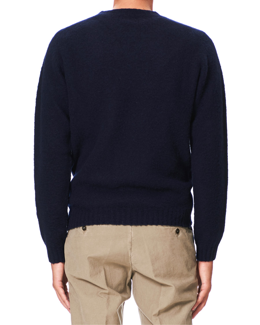 Herre | Trøjer | Norse Projects | Birnir Brushed Lambswool Dark Navy