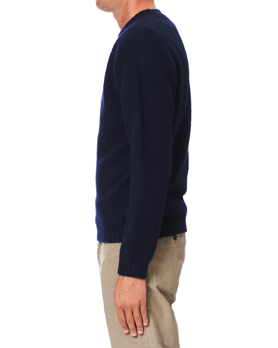 Herre | Trøjer | Norse Projects | Birnir Brushed Lambswool Dark Navy