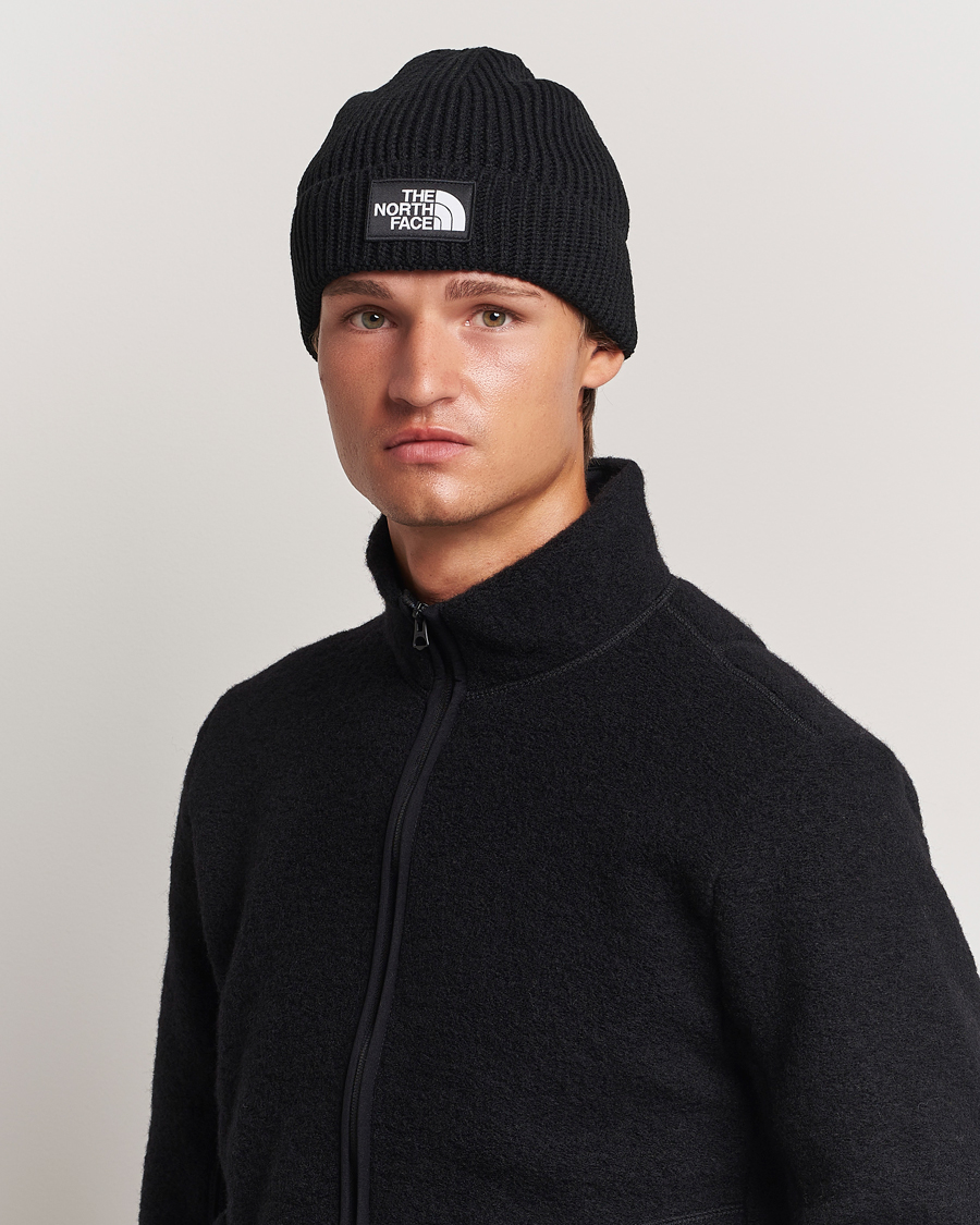 Herre |  | The North Face | Logo Box Cuffed Beanie Black