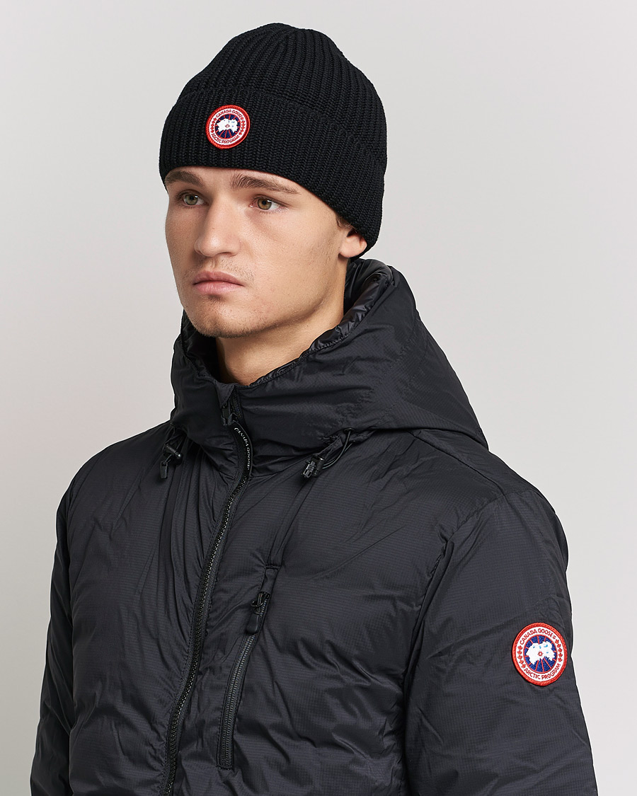 Herre | Huer | Canada Goose | Arctic Disc Rib Toque Black