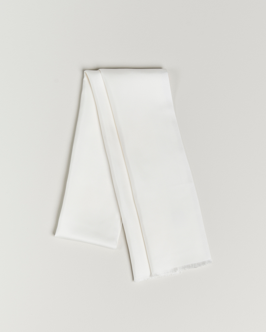 Herre | Tørklæde | Amanda Christensen | Ceremony Self Fringes Scarf White