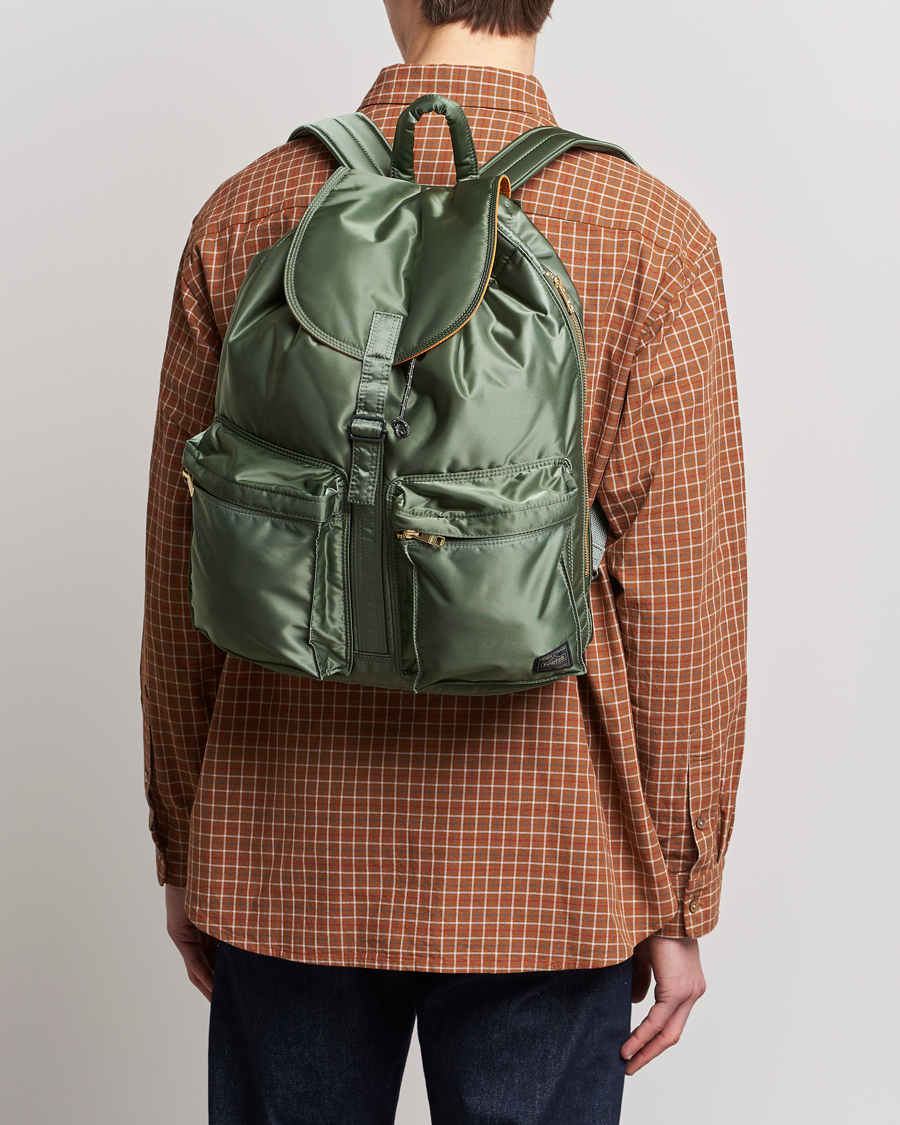 Herre | Porter-Yoshida & Co. Tanker Rucksack Sage Green | Porter-Yoshida & Co. | Tanker Rucksack Sage Green