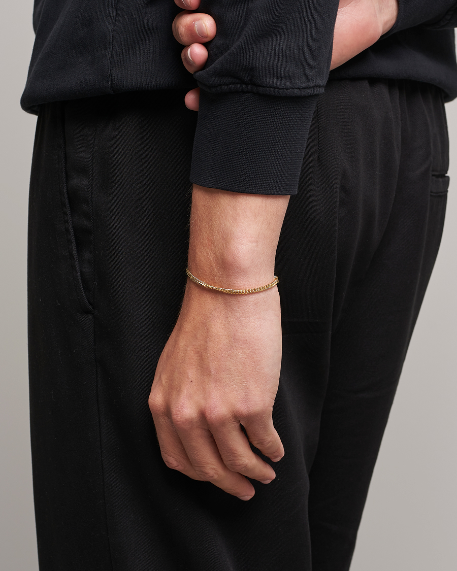 Herre | Julegavetips | Tom Wood | Curb Bracelet M Gold