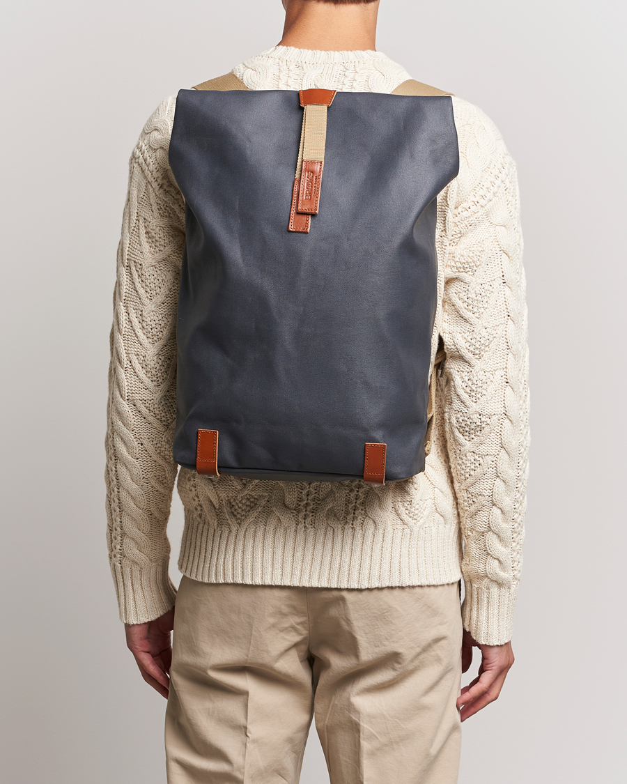 Herre |  | Brooks England | Pickwick Cotton Canvas 26L Backpack Grey Honey