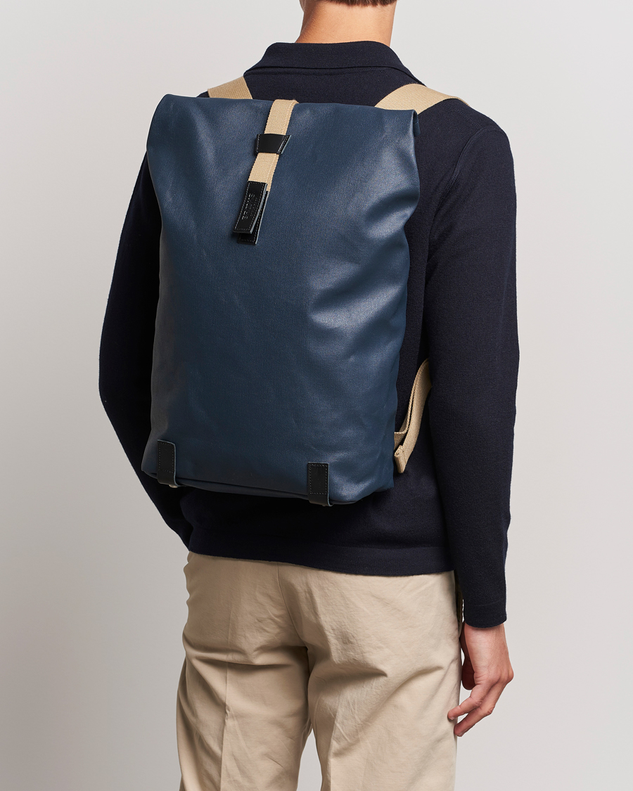 Herre | Brooks England | Brooks England | Pickwick Cotton Canvas 26L Backpack Dark Blue/Black