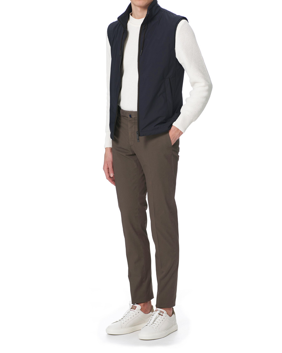 Herre | Jakker | Ermenegildo Zegna | Stratos Waterrepellent Microfiber Gilet Navy