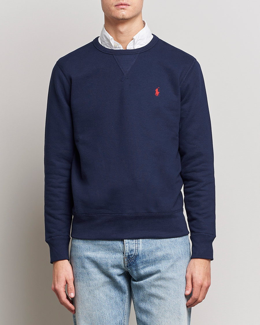 Herre | Sweatshirts | Polo Ralph Lauren | Crew Neck Sweatshirt Cruise Navy