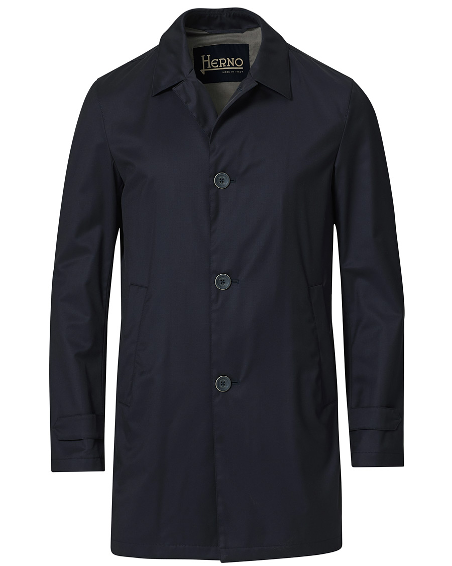 Herre | Jakker | Herno | Loro Piana Storm System Coat Navy