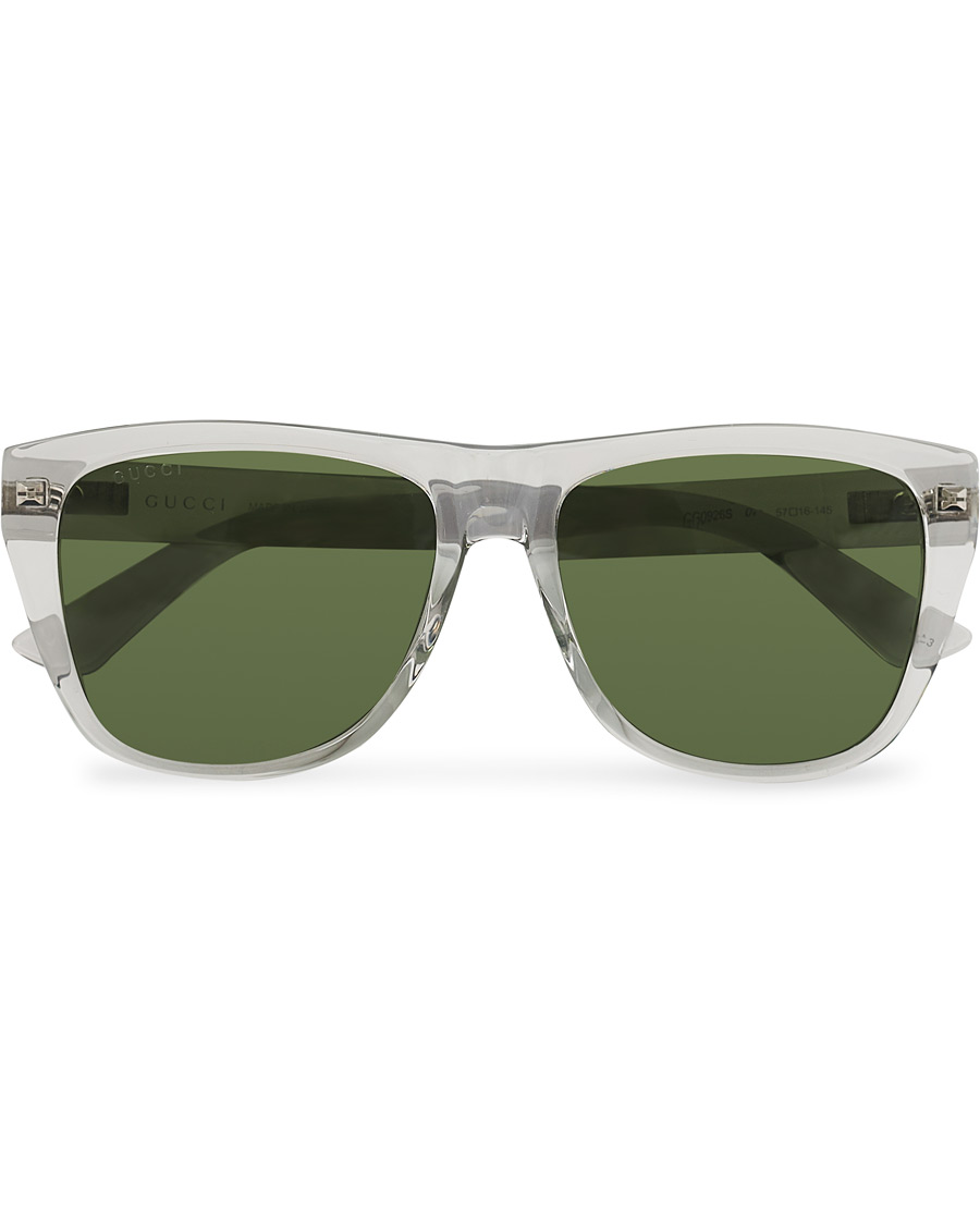 Herre | Gucci GG0926S Sunglasses Grey/Green | Gucci | GG0926S Sunglasses Grey/Green