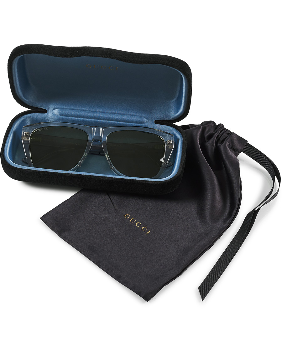 Herre | Gucci GG0926S Sunglasses Grey/Green | Gucci | GG0926S Sunglasses Grey/Green