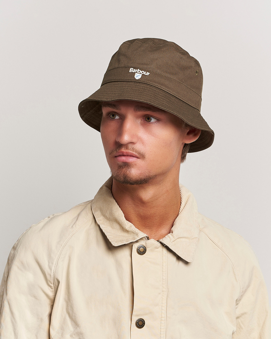 Herre | Udsalg tilbehør | Barbour Lifestyle | Cascade Bucket Hat Olive