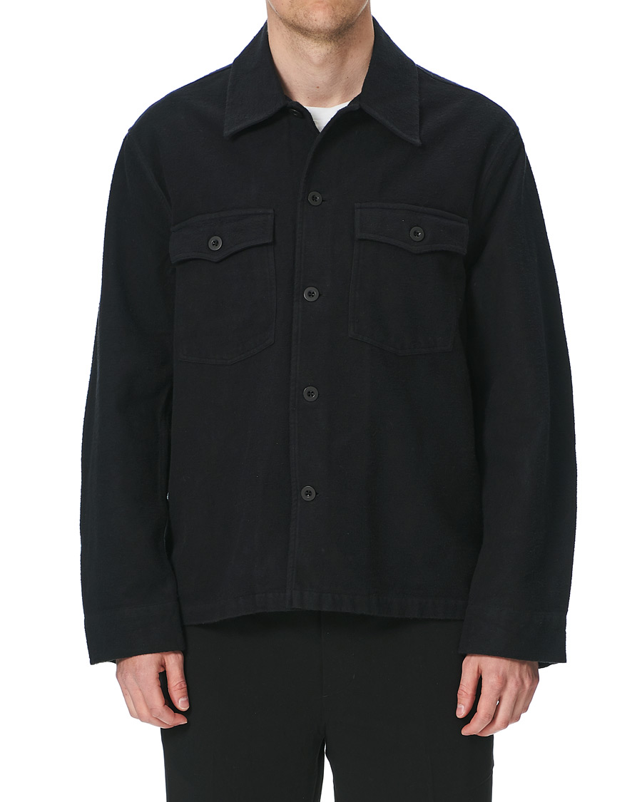 Our Legacy Evening Coach Jacket Brushed Black - CareOfCarl.dk